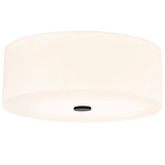 Acryluxe Classic Ceiling Light - Matte Black / Opal