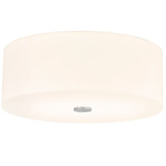 Acryluxe Classic Ceiling Light - Brushed Nickel / Opal