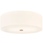 Acryluxe Classic Ceiling Light - Brushed Brass / Opal