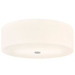 Acryluxe Classic Ceiling Light - Brushed Nickel / Opal