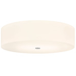 Acryluxe Classic Ceiling Light - Brushed Nickel / Opal