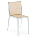 Belvedere Vienna Chair - Set of 2 - White / Natural