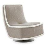 Bonheur Du Jour Armchair - Griege-White Fabric