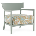 Cara Matte Outdoor Liberty Armchair - Sage Green / Chili Palm Sage