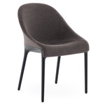 Eleganza Ela Curved Chair - Black / Brummel Black