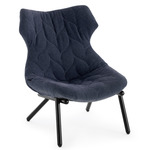 Foliage Armchair - Black / Skorpios Blue