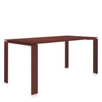 Four Soft Touch Table - Burgundy
