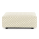 Plastics Outdoor Liberty Pouf - Black / Obi Check Milk