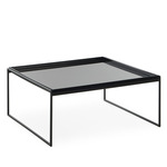 Trays Low Square Table - Gloss Black