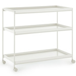 Trays Trolley - Gloss White