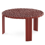 T Side Table - Burgundy