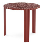 T Side Table - Burgundy