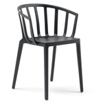 Venice Matte Chair - Set of 2 - Black