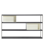 Wisewise Bookshelf - Dark Wood