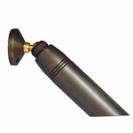 Bullet Downlight w/ Wall Mount - Antique Brass