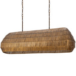 Gilda Linear Pendant - Antique Brass