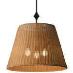 Baja Pendant - Dark Bronze / Rattan