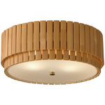 Satori Ceiling Light - Natural Aged Brass