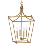 Clifton Pendant - Natural Aged Brass