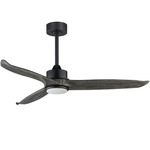 Woodwind Color-Select LED Ceiling Fan - Black / Gray / Grey