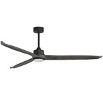Woodwind Color-Select LED Ceiling Fan - Black / Gray / Grey