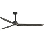 Woodwind Color-Select LED Ceiling Fan - Black / Gray / Grey
