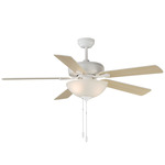 Super-Max LED Ceiling Fan - Matte White / Satin White