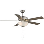 Super-Max LED Ceiling Fan - Satin Nickel / Satin White