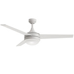 Trio Indoor LED Ceiling Fan - Matte White / Frosted