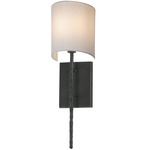Martel Wall Sconce - Blacksmith / White