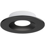 Crisp 3000K LED Ceiling Light - Black