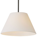 Dunbridge Pendant - Antique Bronze / Off White Linen / Off White Linen