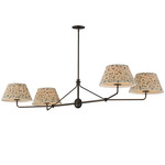 Dunbridge Linear Pendant - Antique Bronze / Olive White / Olive White