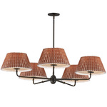 Dunbridge Chandelier - Antique Bronze / Rustic Beige / Rustic Beige