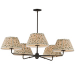 Dunbridge Chandelier - Antique Bronze / Olive White / Olive White