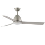 Seaborne Outdoor Ceiling Fan - Satin Nickel
