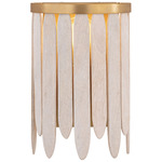 Marimba Wall Sconce - Weathered White