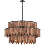 Marimba Chandelier - Walnut