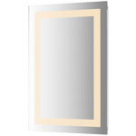Perimeter Color-Select Frontlit LED Project Mirror - Clear / Mirror