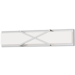 Dexter Wall Sconce - Satin Nickel / White