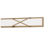 Dexter Wall Sconce - Natural Aged Brass / White