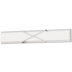 Dexter Wall Sconce - Satin Nickel / White