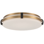 Arclume Color-Select Ceiling Light - Legacy Brass / Dark Matte Black / Etched Opal