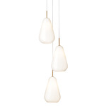 Anoli Multi Light Pendant - Nordic Gold / Opal