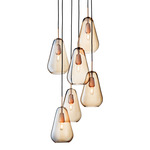 Anoli Multi Light Pendant - Nordic Gold / Gold