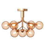 Apiales Ceiling Light - Brushed Brass / Gold