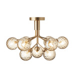 Apiales Ceiling Light - Brushed Brass / Optic Gold