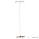 Blossi Floor Lamp - Nordic Gold / Clear