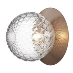 Liila Wall / Ceiling Light - Dark Bronze / Optic Clear