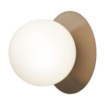 Liila Wall / Ceiling Light - Dark Bronze / Opal
